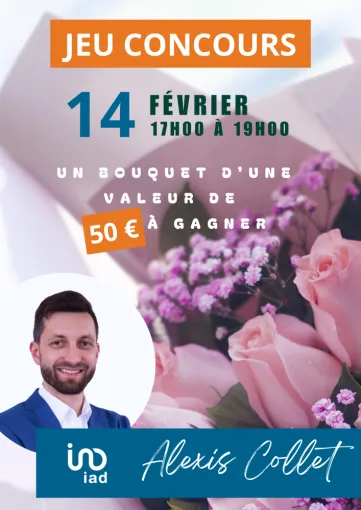 Un bouquet pour la Saint-Valentin ? Super ! , Faches-Thumesnil, Alexis Collet
