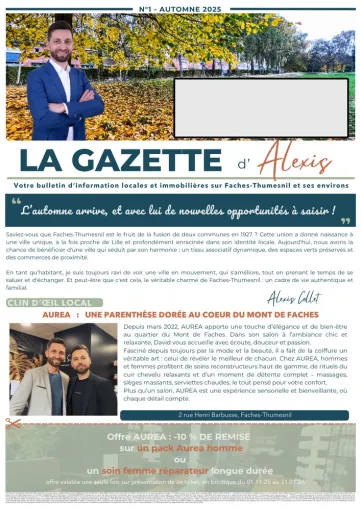 Une gazette pour les habitants de Sainte-Bonnie à Faches-Thumesnil, Faches-Thumesnil, Alexis Collet